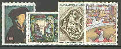 France 1969 French Art set of 4 unmounted mint, SG 1819-22*