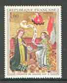 France 1970 French Art - Savoy Primitive Painting on Wood unmounted mint SG 1877*