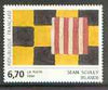 France 1994 Abstract by sean Scully (from Contemporary Art set) unmounted mint SG 3176*