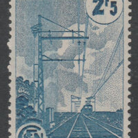 France - SNCF Railway Parcel Stamp 1944 Electric Catenaries 2f5 blue unmounted mint, Yv 218*