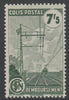 France - SNCF Railway Parcel Stamp 1944 Electric Catenaries 7f5 green unmounted mint, Yv 219*