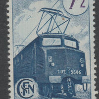 France - SNCF Railway Parcel Stamp 1945 Electric Locomotive 7f2 blue & violet unmounted mint, Yv 231*