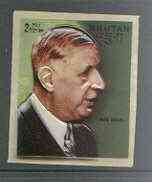 Bhutan 1972 De Gaulle 2Nu (from Famous Men set) self-adhesive plastic moulded unmounted mint, Mi 504