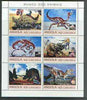 Angola 2000 Dinosaurs sheetlet containing set of 6 values unmounted mint