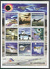 Madagascar 2000 Concorde perf sheetlet containing set of 9 values unmounted mint