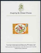 Dominica 1975-78 Castor Oil Tree 2c imperf proof mounted on Format International proof card (as SG 492)