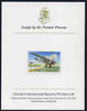 St Thomas & Prince Islands 1979 Aviation History 5Db (Spirit of St Louis) imperf proof mounted on Format International proof card