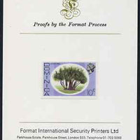Dominica 1975-78 Screw Pine Tree 10c imperf proof mounted on Format International proof card (as SG 498)