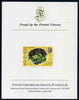 Dominica 1975-78 Mango Longue 20c imperf proof mounted on Format International proof card (as SG 499)