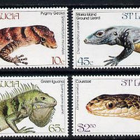 St Lucia 1984 Endangered Wildlife set of 4 unmounted mint, SG 711-14