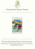 Maldive Islands 1976 Winter Olympics 2l (Speed Skating) imperf proof mounted on Format International proof card (as SG 625)
