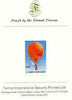 St Thomas & Prince Islands 1980 Balloons 8Db (Anrée's Eagle) imperf proof mounted on Format International proof card