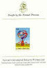 St Thomas & Prince Islands 1980 Balloons 1Db (Lunardi II) imperf proof mounted on Format International proof card