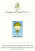St Thomas & Prince Islands 1980 Balloons 0.5Db (Blanchard) imperf proof mounted on Format International proof card