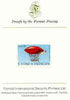 St Thomas & Prince Islands 1980 Airships 0.5Db (De Lôme) imperf proof mounted on Format International proof card