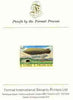 St Thomas & Prince Islands 1980 Airships 8Db (Ville de Lucerne) imperf proof mounted on Format International proof card