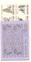 Sweden 1984 Christmas 19k20 booklet (Birds) complete and pristine, SG SB376