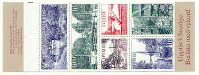 Sweden 1979 Tourism - Gota Canal 6k90 booklet complete and very fine, SG SB335
