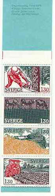 Sweden 1979 Farming 13k booklet complete and very fine, SG SB334