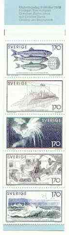 Sweden 1979 Sea Research 8k50 booklet complete and very fine, SG SB336
