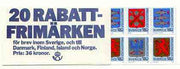 Sweden 1985 Rebate Stamps (Arms of Sweden 5th series) 36k booklet complete and very fine, SG SB379