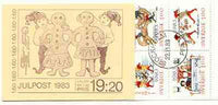 Sweden 1983 Christmas (Chritmas Cards) 19k20 booklet complete with first day cancels, SG SB368