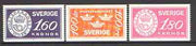 Sweden 1984 Centenary of Postal Savings set of 3 unmounted mint, SG 1180-82