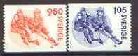 Sweden 1979 Bandy set of 2 unmounted mint, SG 990-91