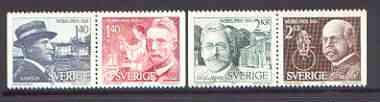 Sweden 1980 Nobel Prize Winners of 1920 set of 4 unmounted mint, SG 1056-59