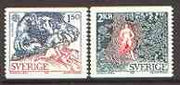 Sweden 1981 Europa set of 2 unmounted mint, SG 1068-69
