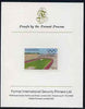 Barbuda 1984 Olympic Games $2.50 imperf proof mounted on Format International proof card (as SG 732)