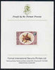 Dominica 1975-78 Zenaida Dove 8c imperf proof mounted on Format International proof card (as SG 497)