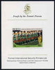 St Vincent - Bequia 1986 World Cup Football 5c (Algerian Team) imperf proof mounted on Format International proof card