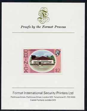 Dominica 1975-78 Rum Distillery $2 imperf proof mounted on Format International proof card (as SG 505)