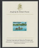Grenada 1975 Carenage Taxi 2c imperf proof mounted on Format International proof card (as SG 651)