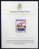 St Vincent 1987 Child Health 10c (as SG 1049) imperf proof mounted on Format International proof card