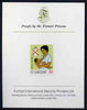 St Vincent 1987 Child Health 75c (as SG 1051) imperf proof mounted on Format International proof card