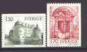 Sweden 1978 Europa (Castles) set of 2 unmounted mint SG 952-53