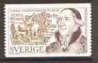 Sweden 1975 Bicentenary of Veterinary Service - Peter Hernqvist (founder & writer on horses) 70ore unmounted mint SG 844
