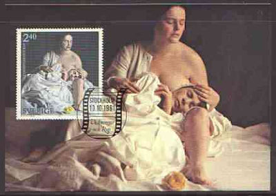 Sweden 1981 Cries & Whispers 2k40 (from Film History m/sheet) on maximum card with illustrated first day cancel