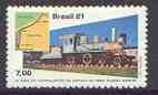 Brazil 1981 Madeira-Mamore Railway unmounted mint, SG 1906