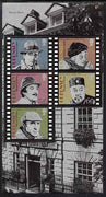 Guernsey 1996 Centenary of Cinema - Screen Detectives booklet pane of 5 unmounted mint, SG 711b
