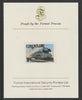 Grenada 1982 Famous Trains $1 German Federal Railway Steam Loco imperf proof mounted on Format International proof card as SG 1216