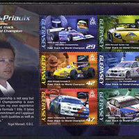 Guernsey 2006 Andy Priaulx's Motor Racing Victories perf m/sheet unmounted mint, SG MS1109
