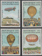 Central African Republic 1983 Manned Flight,set of 4 unmounted mint (SG 930-3)