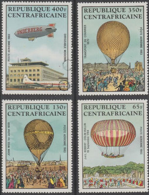 Central African Republic 1983 Manned Flight,set of 4 unmounted mint (SG 930-3)
