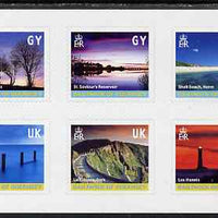 Guernsey 2001 Island Scenes sheetlet of 10 self-adhesives unmounted mint, SG 901a