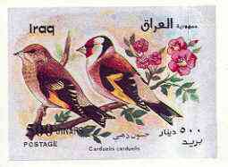 Iraq 2000 Birds imperf m/sheet unmounted mint