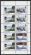 Guernsey 1984-91 Booklet pane of 10 (2 x 4p, 3 x 9p, 5 x 13p) from Bailiwick Views def set unmounted mint, SG 299a