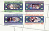 Gairsay 1985 Life & Times of HM Queen Mother perf sheetlet of 4 with perforations dramatically misplaced unmounted mint
